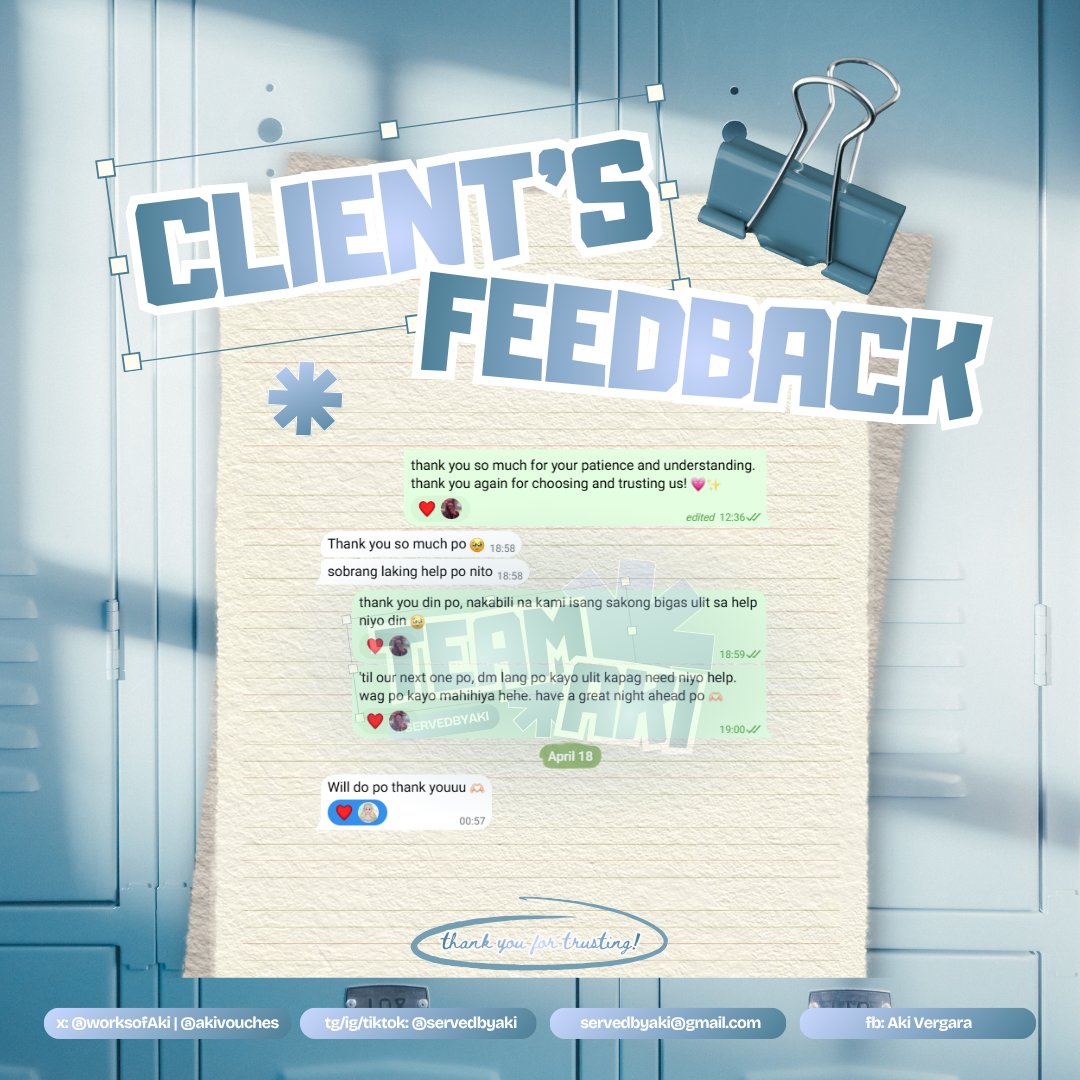 akivouches's tweet photo. 𑣲⋆ client feedback ᯇ #servedbyaki 
task: storytelling script 

had to read 200+ pages to create this report. took so much tome but so glad to learn more new things about literature 🍃

thank you so much for choosing and trusting, team Aki! 'til our next one  𓏲ּ𝄢 https://t.co/yzVQrcGyYj