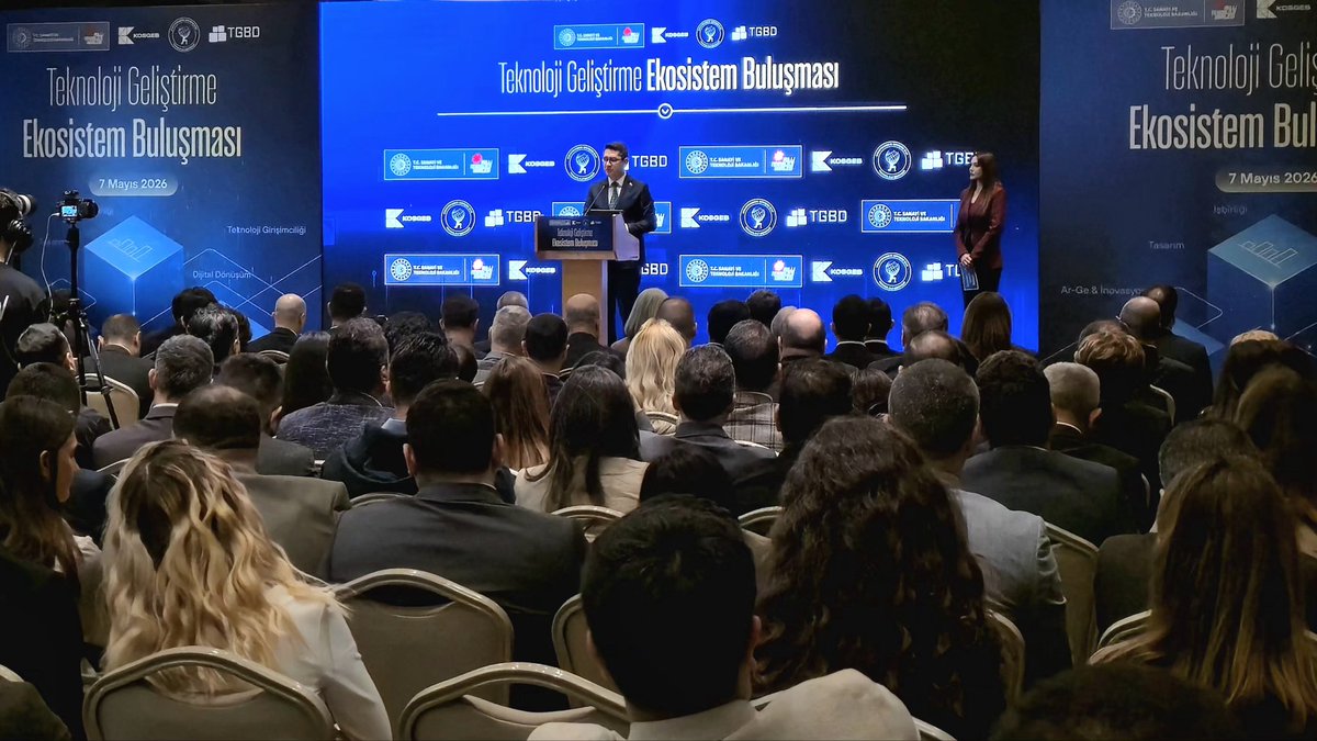 mmmkasapoglu's tweet photo. Sanayi ve Teknoloji Bakan Yardımcımız Sayın Muhammet Kasım Gönüllü ve KOSGEB Başkanımız Sayın Ahmet Serdar İbrahimcioğlu’nun katılımlarıyla, KOSGEB iş birliğinde gerçekleştirilen Teknoloji Geliştirme Ekosistemi Buluşması’na katılım sağladık.

Teknoparklar ve TEKMER’lerle birlikte ekosistemimizin gelişimine yönelik verimli istişarelerde bulunduğumuz programın hayırlara vesile olmasını diliyorum.