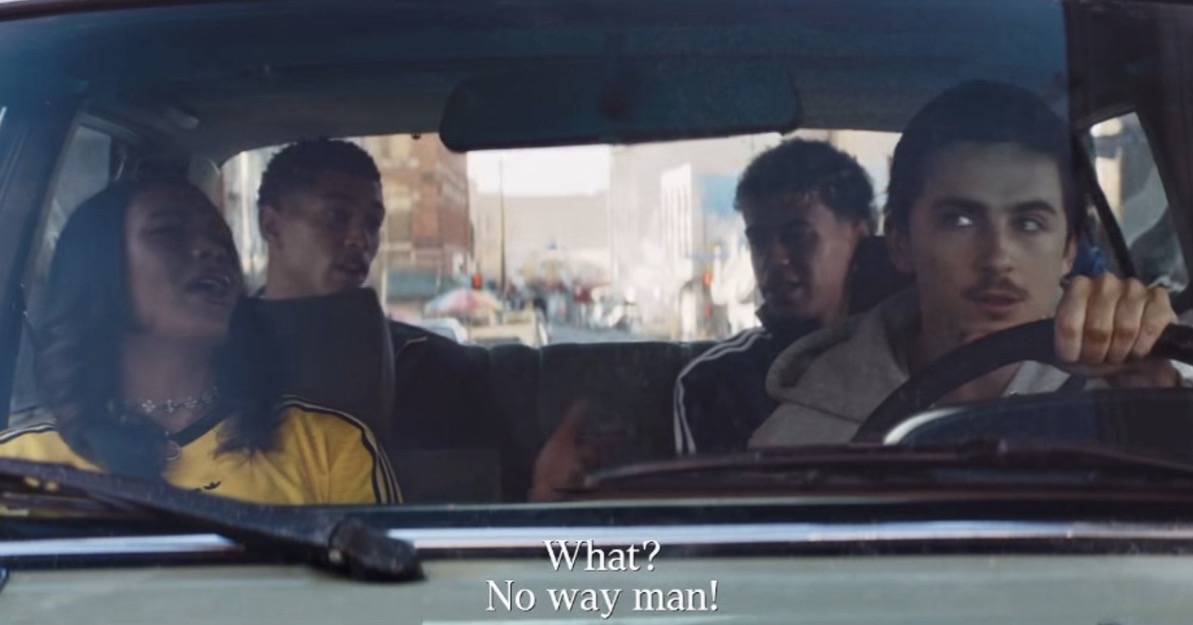 🚨 𝗡𝗘𝗪: Jude Bellingham, Timothée Chalamet, Lamine Yamal and Trinity Rodman in a car together during an Adidas ad.