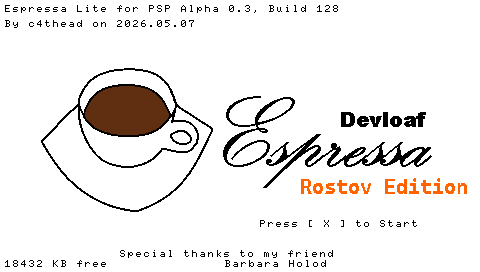 c4thead's tweet photo. Devloaf Espressa Lite PSP a0.3 update is out now:
https://t.co/EXER8g8ymn

Added a new color palette, square brush along with endless (50 only) brush sizes, added an ability to change cursor's sensitivity.

Tested on PS Vita Adrenaline!

#PSP #Devloaf #DevloafEspressa https://t.co/vMZXDLfbuJ