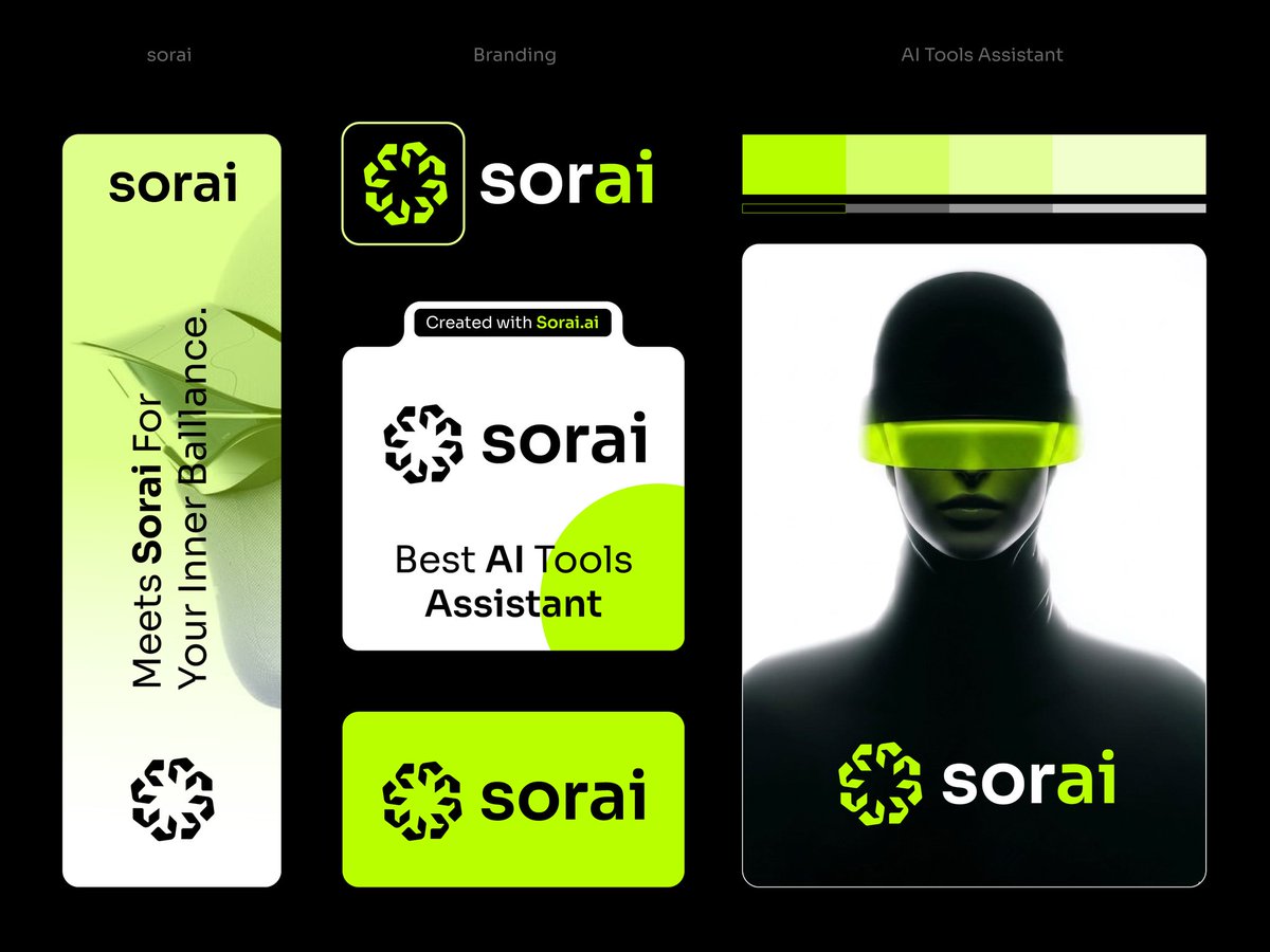 alamgirbrands's tweet photo. Sorai is a clean, futuristic identity for an AI tools assistant—designed to bring clarity to a chaotic space.
Minimal. Smart. Balanced.
This branding is available for Sale!
#dribbble #branding #logodesign #visualidentity #minimal #saas #aitools #sorai https://t.co/9fqP2MoL9m