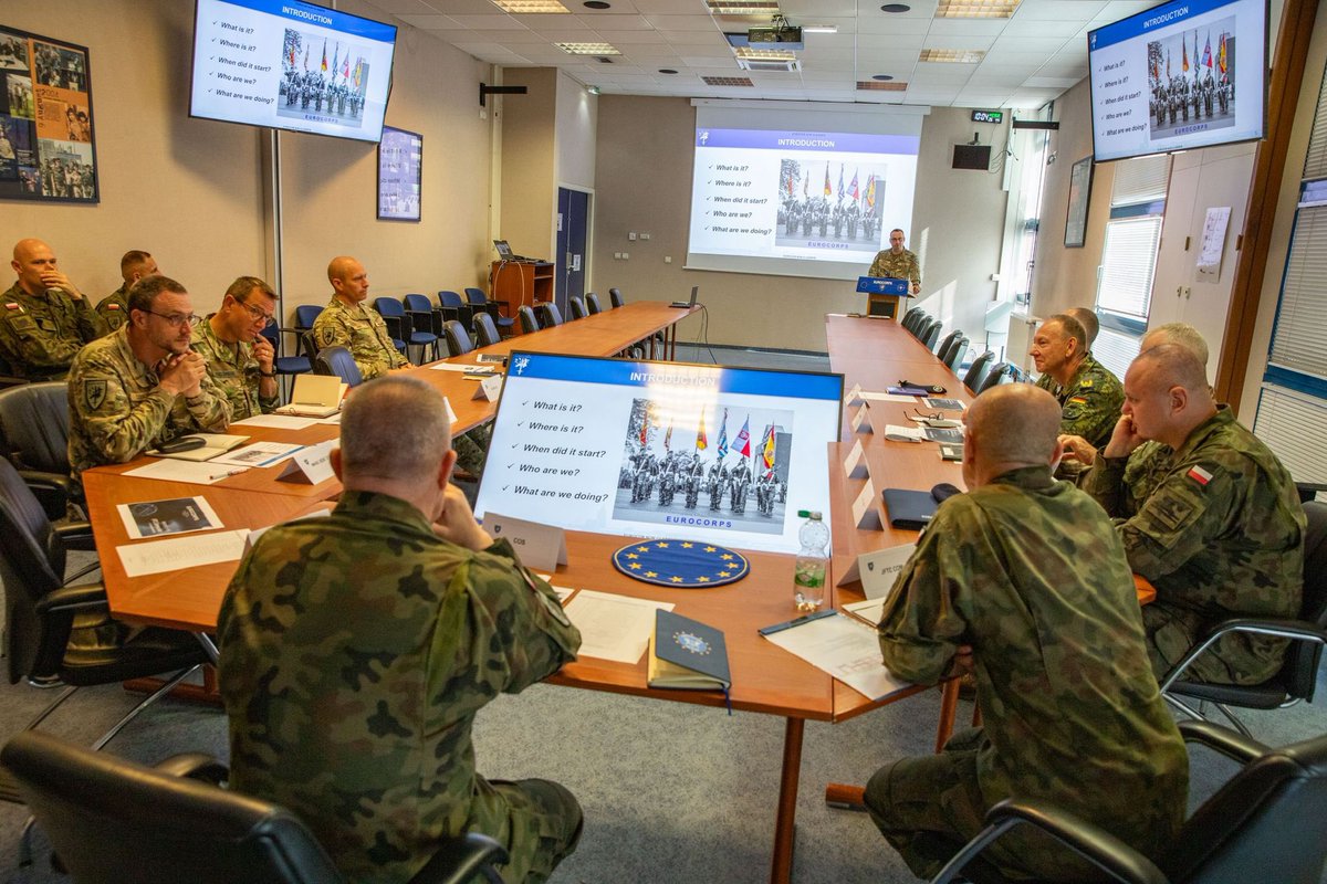 HQEurocorps's tweet photo. #HQEurocorps is proud to receive a visit today by Major General Bogdan Rycerski, Commander of the Joint Force Training Centre (JFTC), to its Headquarters in Strasbourg.

The visit highlights strong cooperation between Eurocorps and JFTC as preparations intensify increase for Exercise COMMON TENACITY 26, with a focus on coordinating the Crisis Response Planning phase in Bydgoszcz and preparing EC staff for NATO’s exercise Steadfast Dagger 2027, a key step in strengthening interoperability and readiness.

Świetnie mieć Cię tutaj (“Great to have you here.” in Polish)

#HQEurocorps #NATO #StrongerTogether