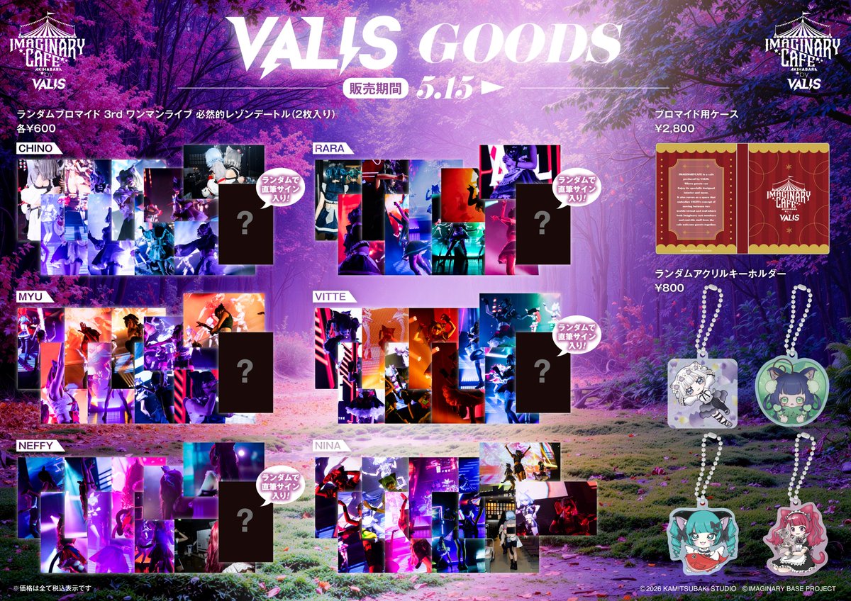 valis MVイラストランダムアクリルキーホルダー 30パックセット 超大特価 valis MVイラストランダムアクリルキーホルダー 30パック