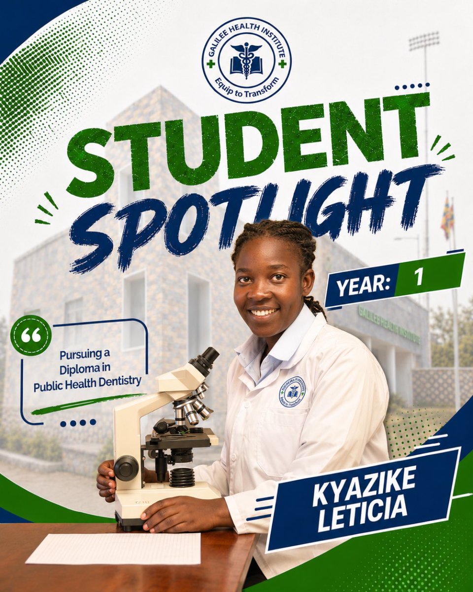 ghicampus's tweet photo. Meet Leticia | The hands that build the smiles. Swipe to meet her and discover this incredible career path she is on.
#PublicHealthDentistry
#july2026intake
#galileehealthinstitute
#StudentSpotlight https://t.co/ob6G5cOqPK