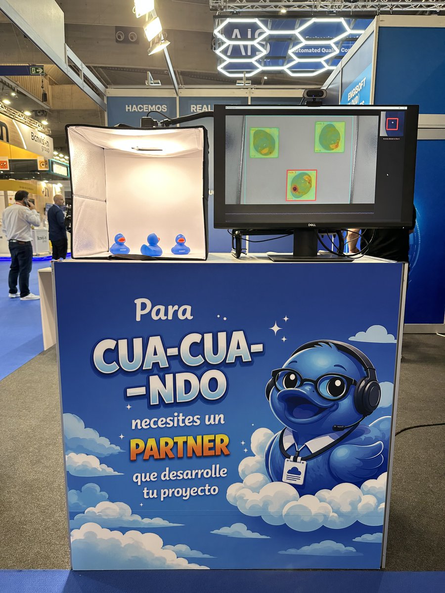 engisoft_cloud's tweet photo. 🚀 ¡Última llamada en #AF2026!

Recta final de @AdvanFactories  en Fira Barcelona. ☁️🤖

Si todavía estás por el recinto, pásate por el Stand P2-C408 y descubre cómo el IoT, la IA y el Cloud pueden impulsar tu negocio.

¡Todavía estás a tiempo, ven a vernos!🤝

#AdvancedFactories https://t.co/UW78Pz4FLw