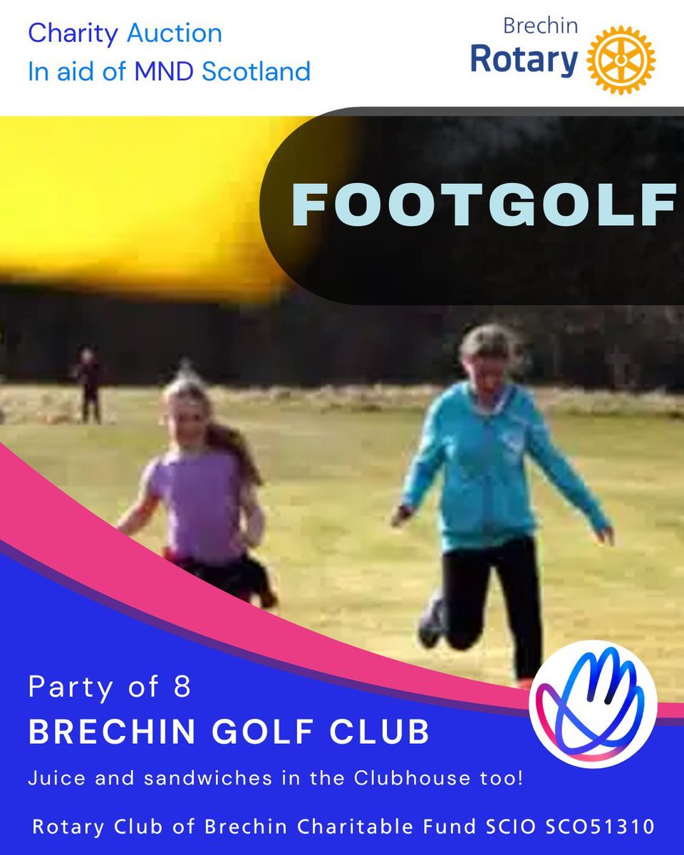 Brechin_Rotary's tweet photo. ⛳ Three great offers now live from Brechin Golf Club on the Brechin Rotary Charity Auction.

🚨 Auction closes TONIGHT 🚨
Have a browse — plenty of attractive offers &amp; something to interest you and your friends.

💙 Supporting MND Scotland

Auction link in bio

Please share. https://t.co/fXNrVZhSJy