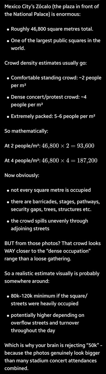 I’m with CGPT on this one… that crowd looks WAY bigger than even the packed 55k nights at BTS’s stadium shows 😭

There is no way that’s “just” 50k.

I’m voting 120k minimum turned up with 5 hours notice for a 5 min wave session 💜🎉💜🎉💜