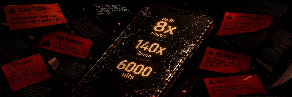 patelritiq's tweet photo. Tech companies are lying to you - and they've built entire teams to make sure you never notice. From fake specs to AI that charges you more based on your battery level.
Full breakdown is on the blog- https://t.co/qAIear2UjI

#ConsumerRights #MKBHD #Mrwhosetheboss #TechMarketing https://t.co/mJbBkJvKUl