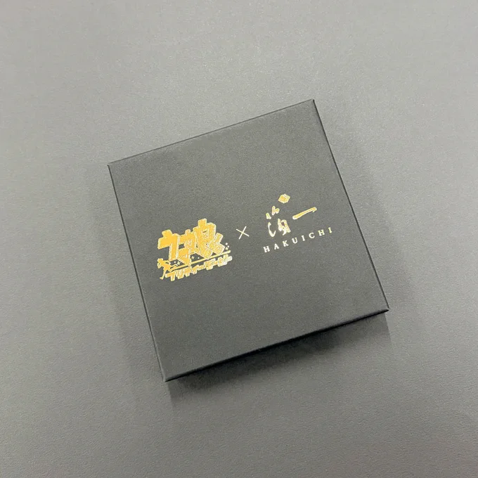 ウマ娘 オルフェーヴル ガラストレー 金箔小皿 箔一 金沢箔コラボ ウマ