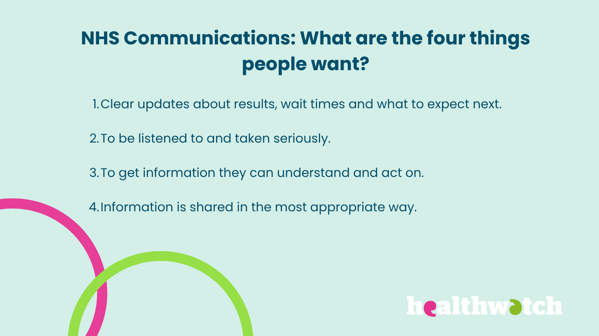 Healthwatch England tweet media