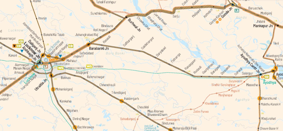 ️From Lucknow Station— • One HSR Line will head to Ayodhya • Another ...