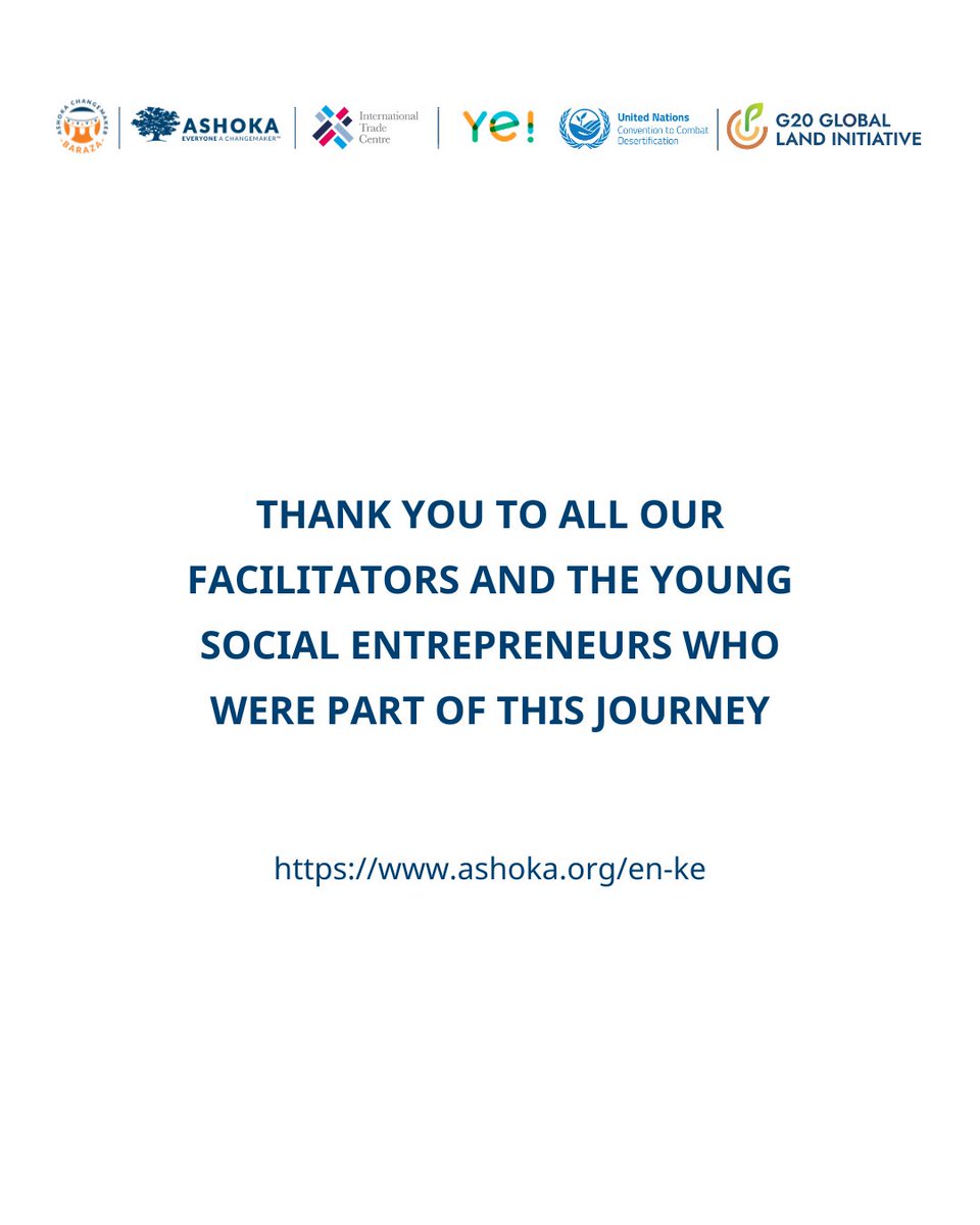 ashokaea's tweet photo. Last Thursday, we concluded the Ashoka Changemaker Baraza Ye! Chapter Edition with our final Meet &amp; Greet in Nairobi. Led by Grace Waswa of Banamad Africa.  
Thank you to all the young changemakers who journeyed with the @ye_community and us for making this series impactful. https://t.co/pqkl18XlL4