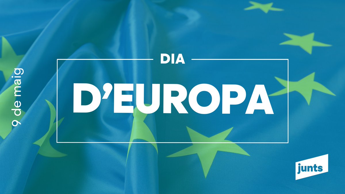 🇪🇺 Catalunya ha estat històricament vinculada a Europa, compartint valors i vocació de futur. El catalanisme sempre ha mirat cap al projecte europeu, amb l’aspiració de formar-ne part com a estat de ple dret. El Dia d’Europa és una bona ocasió per reafirmar aquest compromís.