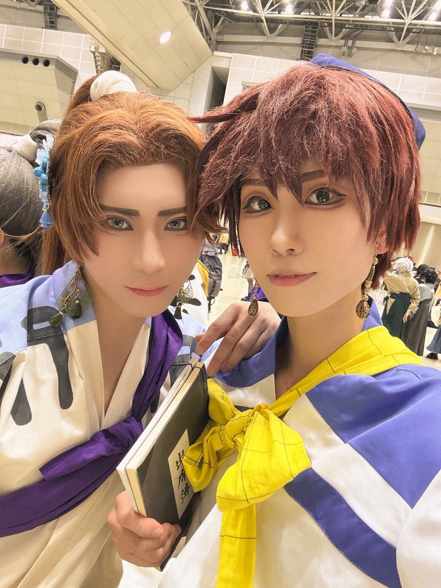 昨日のスパコミ📸

二人でツーショ🫶

ﾘｷﾁくんと一緒に付けてるイヤリングは
<a href="/as_p9l/">めいり</a> さんのサークルで買わせていただいたものです！💕ちゃんとキャラのモチーフになってるんですよー！🥹💕