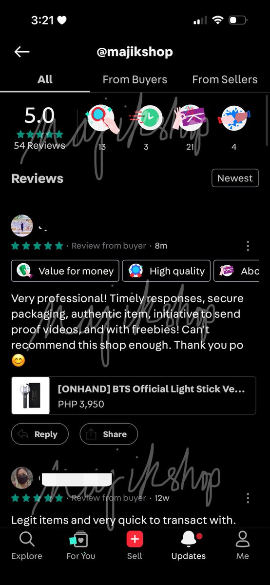 MajikShop7's tweet photo. Thank you so much for trusting us! We really appreciate your feedbacks 💜

#MajikShopProofs
#MajikShopFB https://t.co/RRlfYQwl05