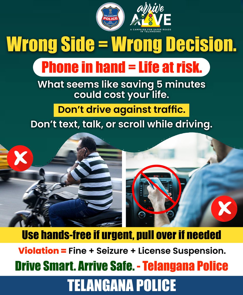 Telangana Police tweet media