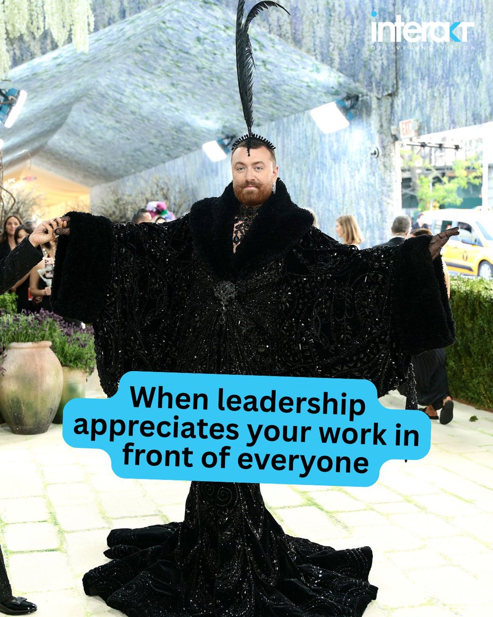 InteraktTechsol's tweet photo. Met Gala 2026 x Corporate edition https://t.co/OgSF9RbnWJ