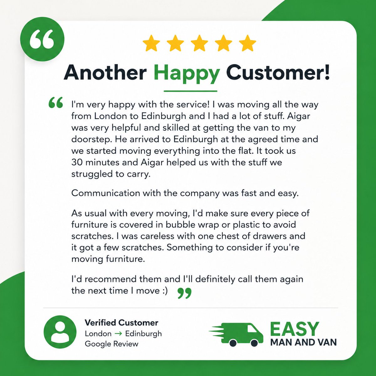 Choose 5-star service.
easymanandvanremovals.co.uk/free-quote/
#moving #manandvan #removals #london