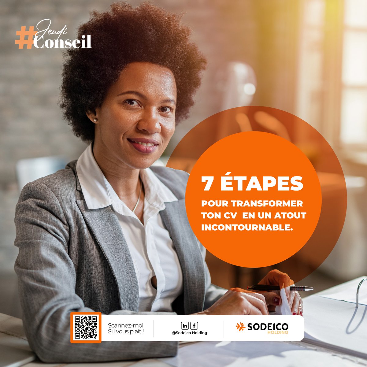 SodeicoSD's tweet photo. 📄 6 secondes. C'est le temps d'un recruteur sur votre CV. ⏱️

7 étapes pour en faire un atout incontournable :
1️⃣ En-tête pro
2️⃣ Accroche percutante
3️⃣ Résultats chiffrés
4️⃣ Sections aérées
5️⃣ Personnalisation
6️⃣ Soft skills
7️⃣ Zéro faute

#Conseil #CV #Emploi #RDC #Kin #Sodeico https://t.co/f4NFgDyAgD