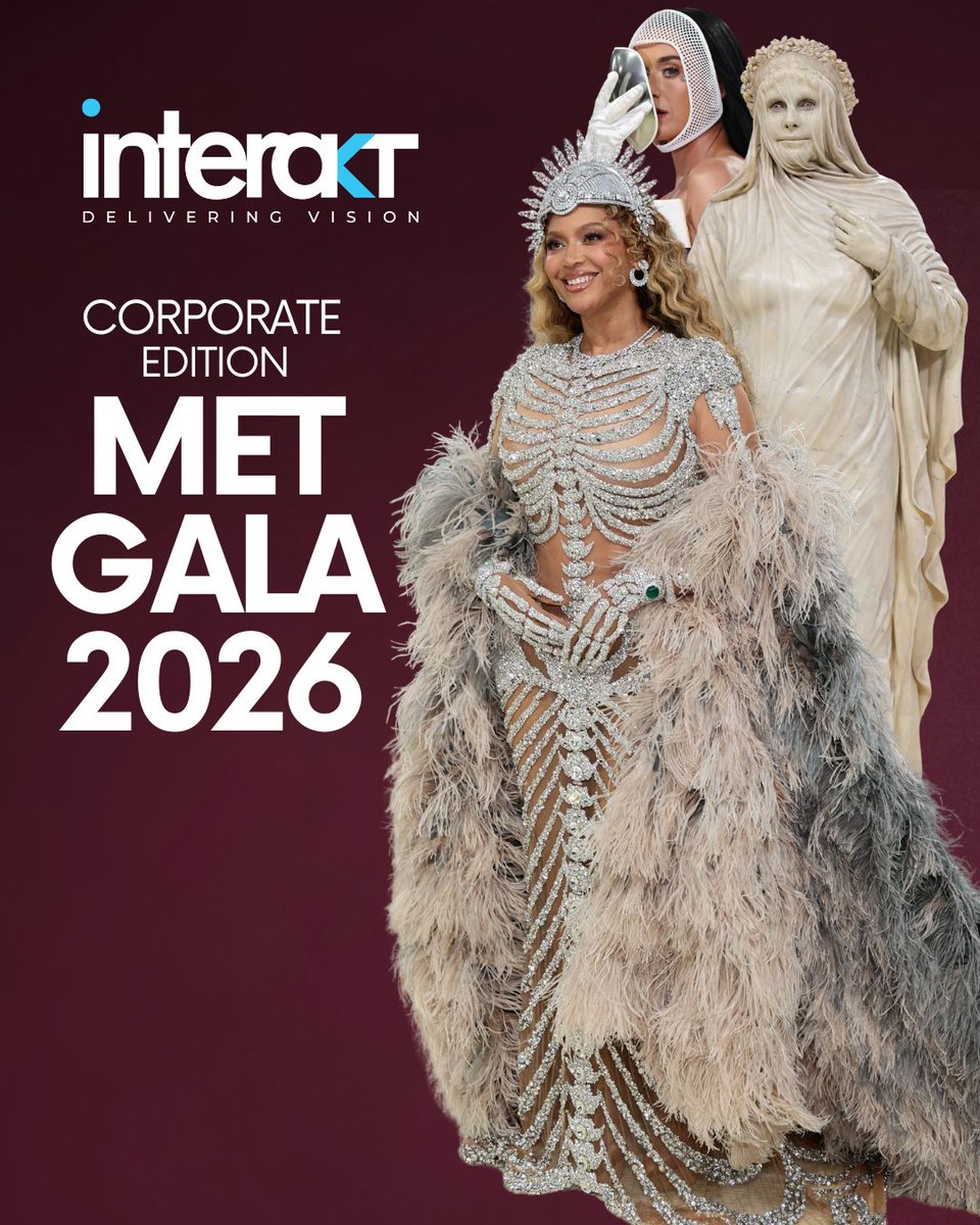 InteraktTechsol's tweet photo. Met Gala 2026 gave us fashion
#Corporate life gave us deadlines, deployments, “quick calls,” and last-minute revisions 💀

So naturally… we combined both
Because every corporate role has its own Met Gala energy

#MetGala2026 https://t.co/8wIOuBMW48