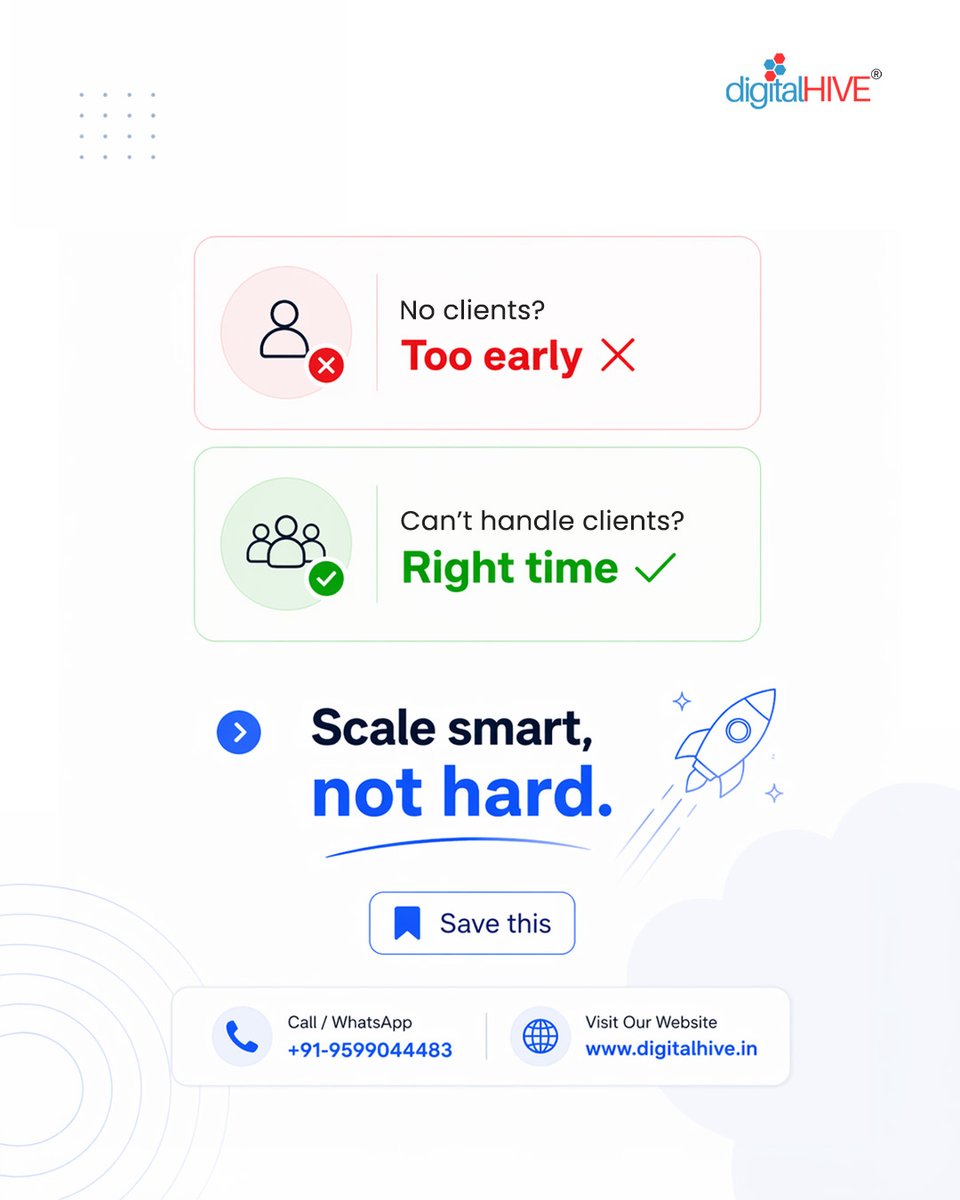 digitalhive923's tweet photo. Jab workload badhne lage…
tab system change karna padta hai.

#WhiteLabelSEO
#SEOAgency
#DigitalMarketingAgency
#SEOServices #SEOOutsourcing https://t.co/EhgIpcNEI7