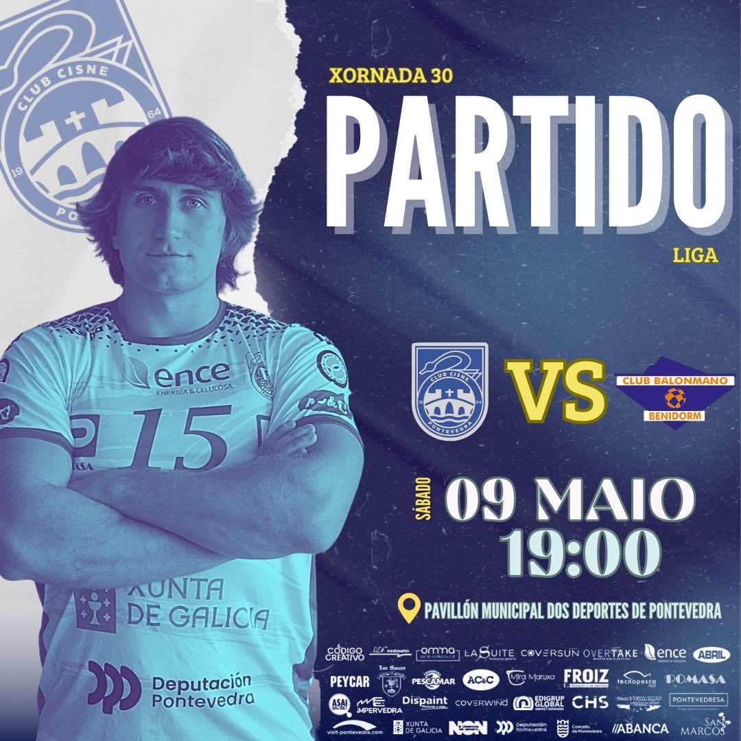 ClubCisneBalonm's tweet photo. Despedimos la temporada todos juntos en casa 🙌🩵
🆚 @bmbenidorm
📍 Pavillón dos Deportes @pontevedrate
🗓️ Sábado (19:00h)
#DHPM | @RFEBalonmano | #VamosCisne https://t.co/PHNvLN0yfA