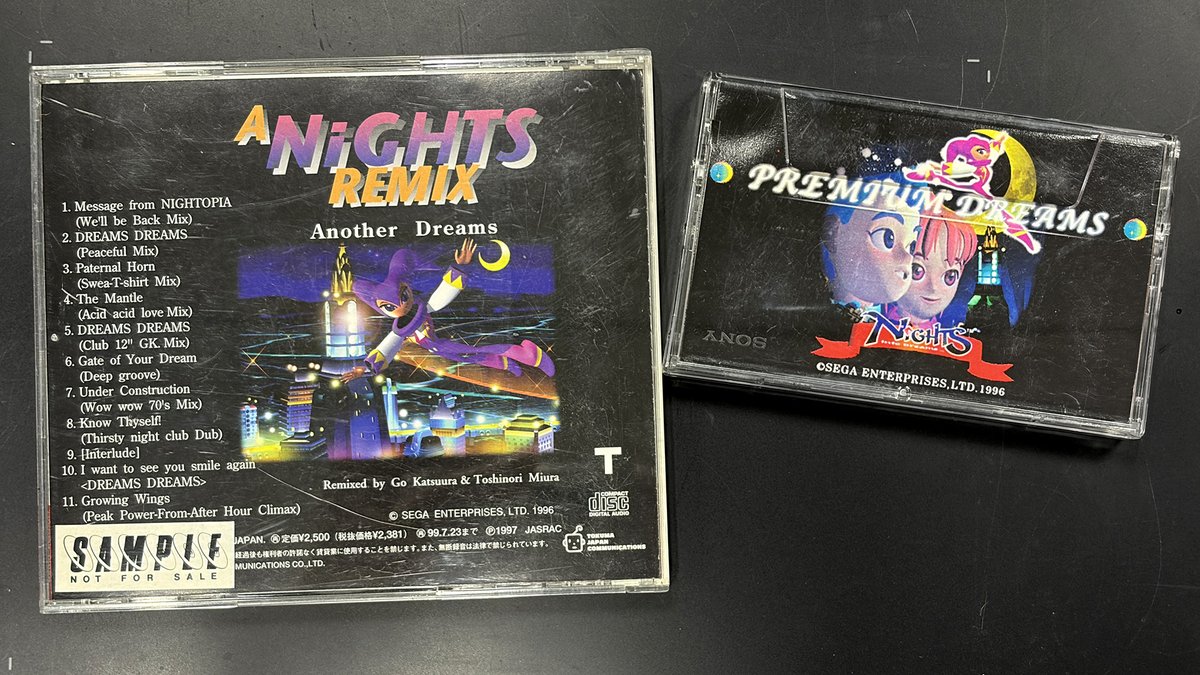 KazuyukiHoshino's tweet photo. Did I ever show you these items? I don’t even have a cassette player to play the tapes…　
その昔サウンドチームからもらったものたち。カセットテープなんて、もはや再生できないよ🥹 https://t.co/1kFoxg6BYl