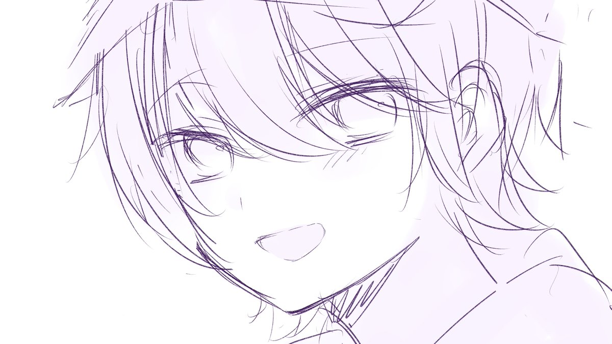 男の子描くの難しいな🥹