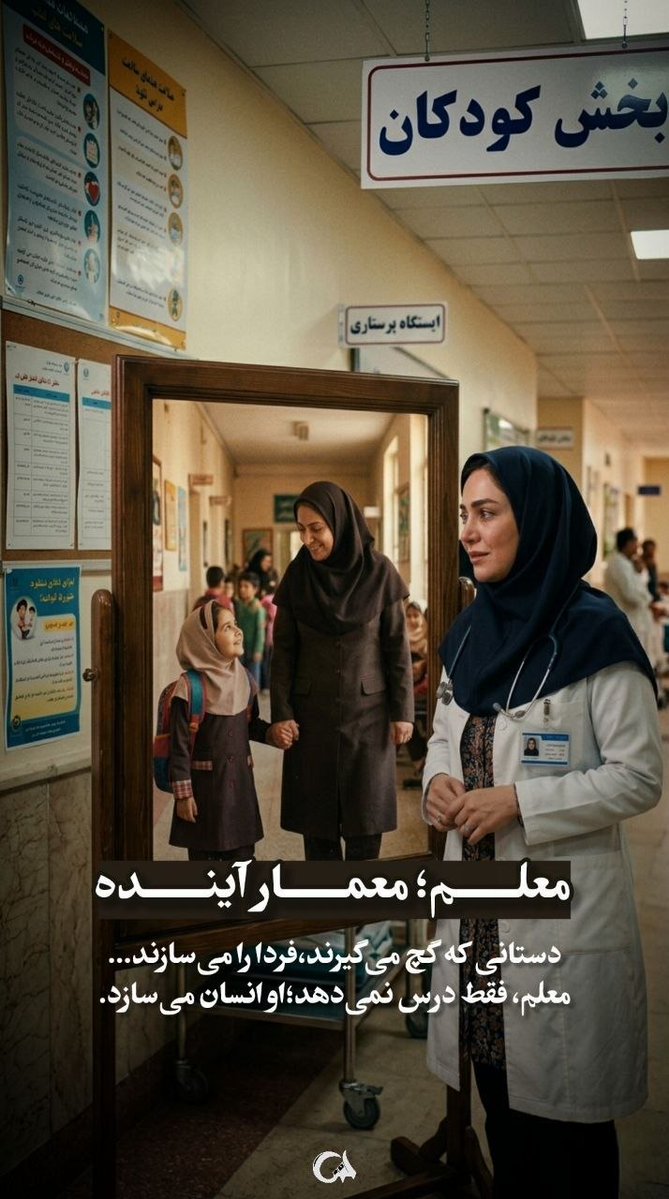 معلم‌ها فقط درس ندادند؛
نسلی ساختند که پای آرمان، ایمان و آینده ایستاده است.
این اقتدار، از کلاس‌های درس شروع شد 
#سپاس_معلم
