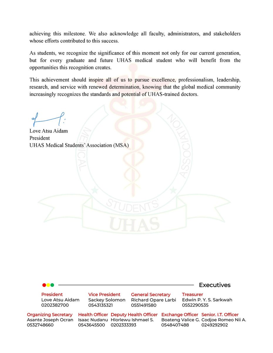 msa_uhas's tweet photo. Good News!😍 https://t.co/fQnAlMHpXz