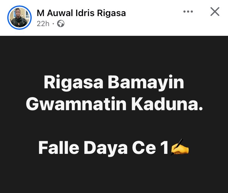 My brother that only transit zaria and Kaduna north 
Will come and tell you Uba sani will have a walk over
Wlh if he lose APC should beat Tahir, na people like him gives false hope 😂