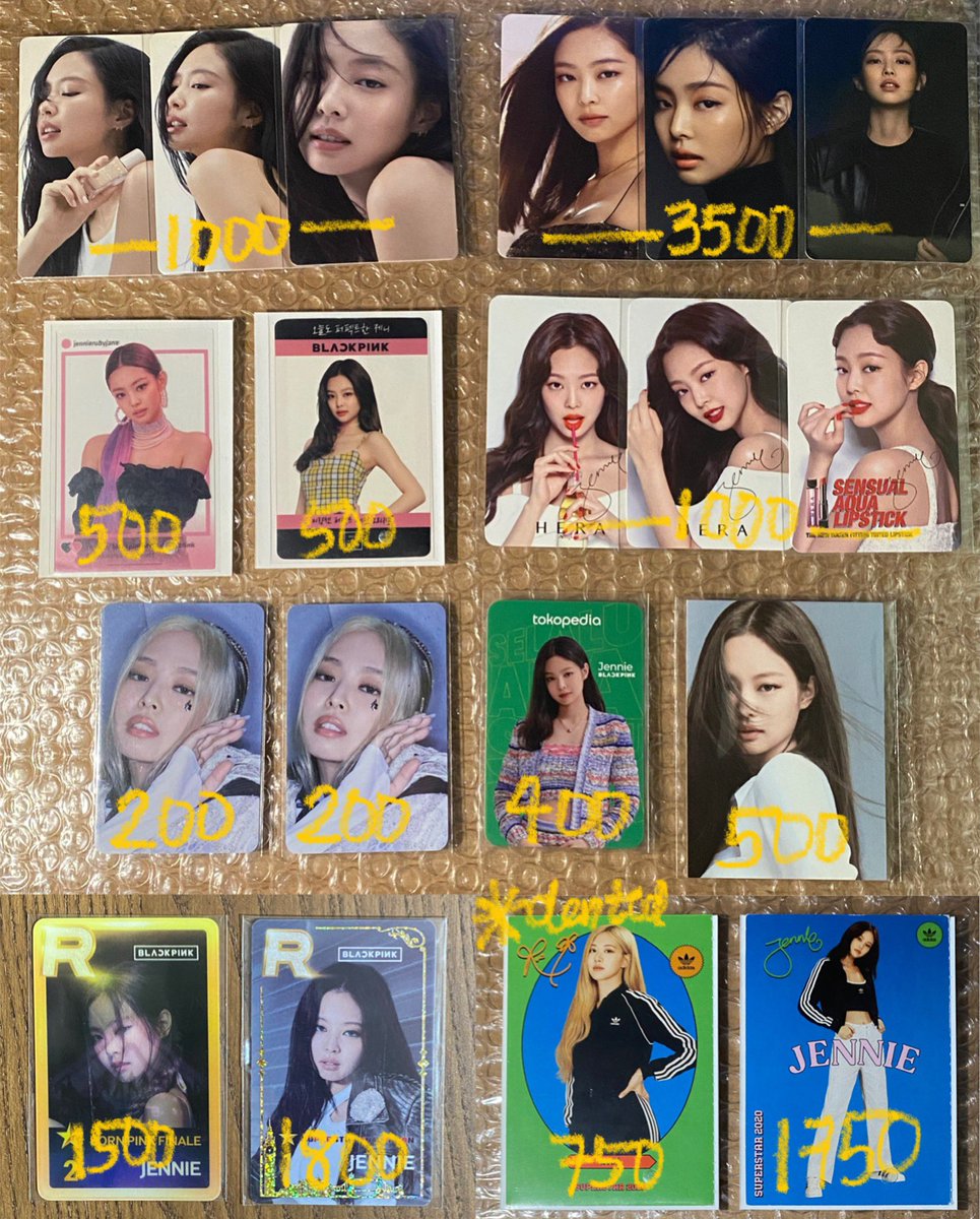 wts lfb ph ⭐️ Jennie Photocards prices in pic — ONHAND — payo or