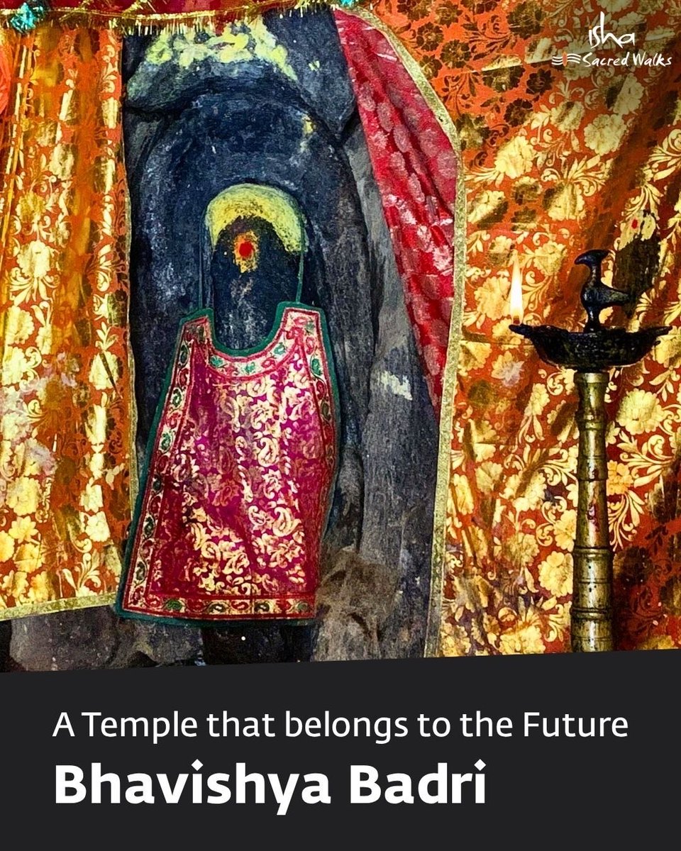 IshaSacredWalks's tweet photo. Bhavishya Badri is revered as the future seat of Lord Badrinath.

Rooted in local tradition and associated with Adi Shankaracharya, it is believed that if access to the Badrinath Temple ceases in the future, Lord Vishnu will be worshipped here.

Pic Credit @lensonearth https://t.co/kixsUjm5Mf