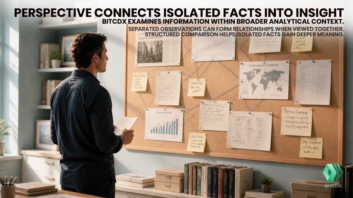 BITCDX_Global's tweet photo. ๐โ๏ธ Understanding grows as scattered facts gradually align into a coherent picture ๐.
๐ค๐ก Bitcdx connects fragments of information so deeper insight can take shape through perspective ๐๐.
#Bitcdx #DataInsight #FinancialTechnology #MarketPerspective #AnalyticalThinking https://t.co/sGu8Pxes03