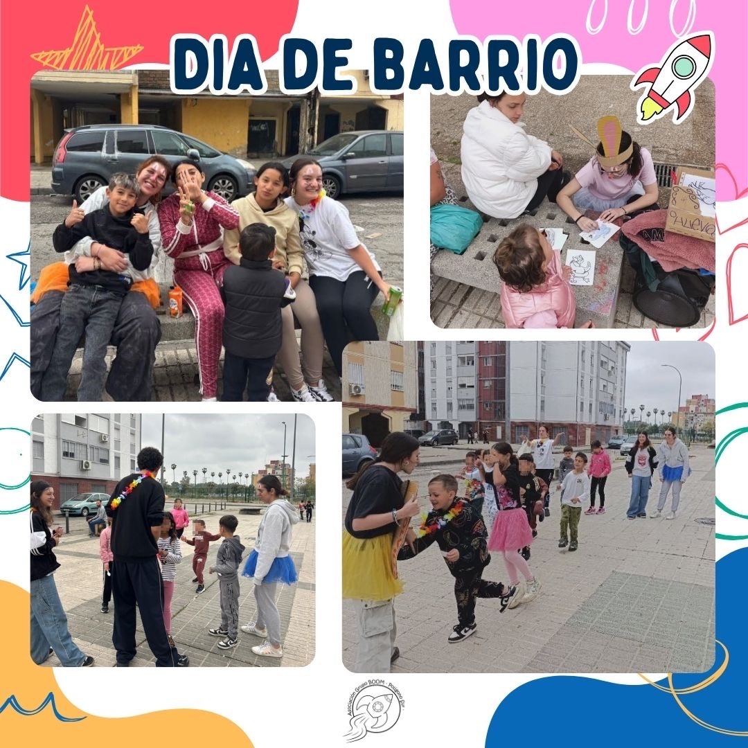 SemosLosBoom's tweet photo. ¡��Holaaaa boomers!! 🚀🐰 El pasado 11 de abril celebramos el Día del Conejo de Pascua por todo el barrio 🥚💛 Entre huevos escondidos, juegos, zanahorias y muchísimas risas, los peques lo dieron TODO. ¡¡Que la mecha nunca se apague!! 💥❤️
#semoslosboom #voluntariado #poligonosur https://t.co/lB5h9mklYX