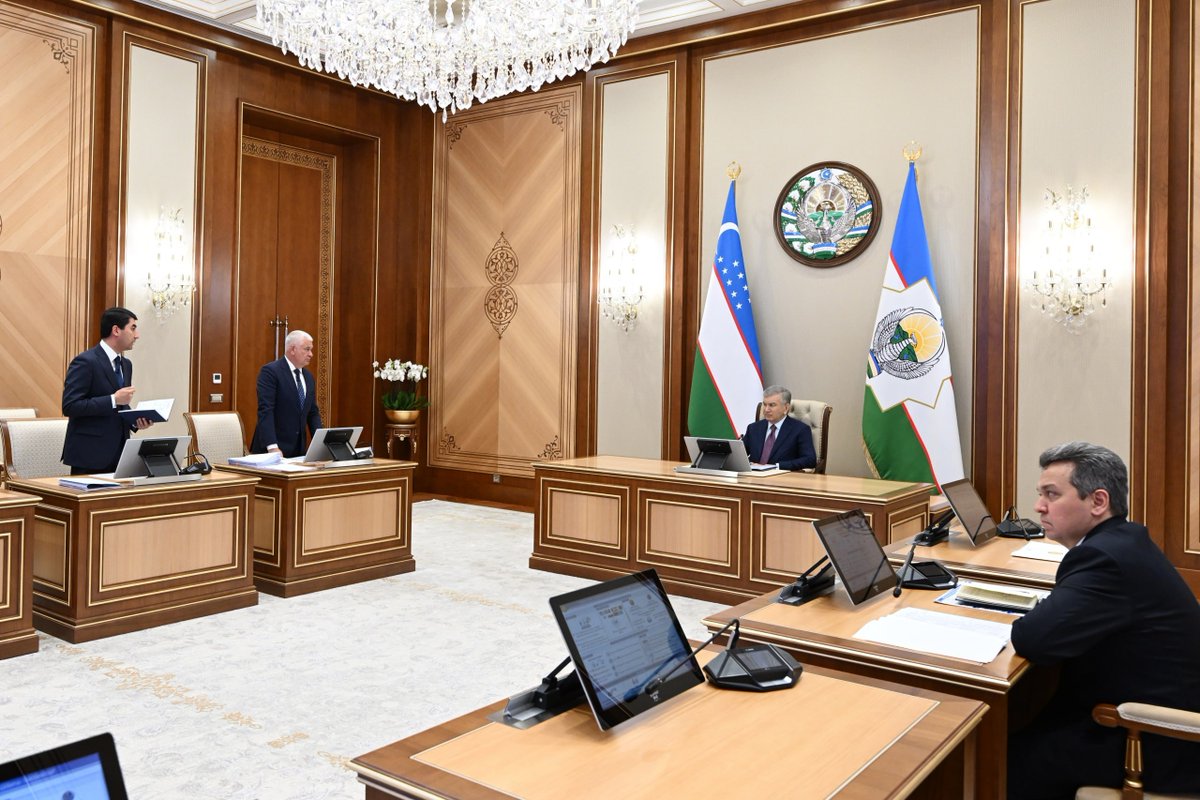 Shavkat Mirziyoyev's Press-service tweet media