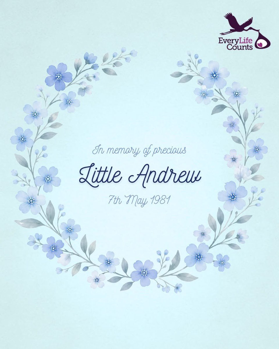 EveryLifeCount's tweet photo. We remember angel Little Andrew whose anniversary occurs today, 7 May. Your mother and wider family are in our thoughts and prayers today.
Rest in peace, little Andrew, xoxo
https://t.co/FHWpS6k0Xr
#compatiblewithlove 
#compatiblewithlife https://t.co/DRz5Vjd0P0