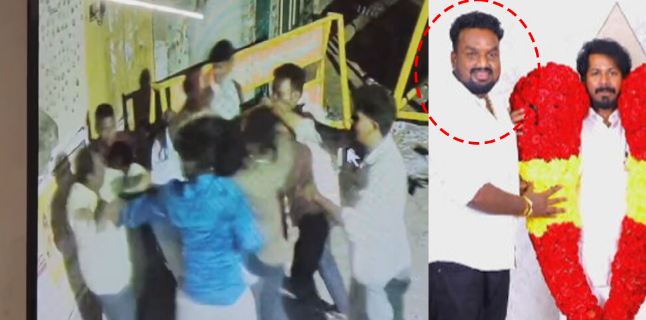 #NewsUpdate | தஞ்சாவூர்: ஆடுதுறையில் பாத்திரக்கடை வைத்திருக்கும் கோடீஸ்வரன் மற்றும் அவரது இரு மகன்களை நேற்றிரவு தாக்கி ரூ.68,700 பணத்தை பறித்துச் சென்றதாக தவெக கிளைச் செயலாளர் எடிசன் உள்ளிட்ட 10 பேர் மீது திருவிடைமருதூர் காவல் நிலையத்தில் புகார்

சிசிடிவி ஆதாரங்களை அடிப்படையாகக்