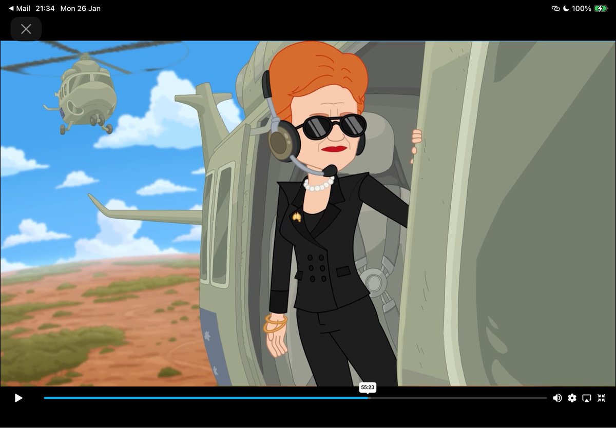 MarkRobert44753's tweet photo. @PaulineHansonOz If you doubt media bias, just listen to the introduction where the presenter refers to the plane as a private “jet”.  I mean you can even see the propeller in the background.  Honestly no wonder Australians disbelieve legacy media. They lie straight to your face🙄😂😂😂. https://t.co/caueKCMnU5