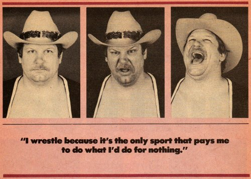 allan_cheapshot's tweet photo. "I wrestle because it's the only sport that pays me to do what I'd do for nothing"- Stan Hansen https://t.co/r4aLe1mM9n