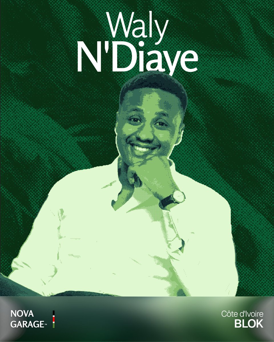 novagarageAF's tweet photo. @french_african Waly N'Diaye, founder of BLOK, a logistics startup from Côte d'Ivoire at revenue stage https://t.co/y4BYbWjbOY