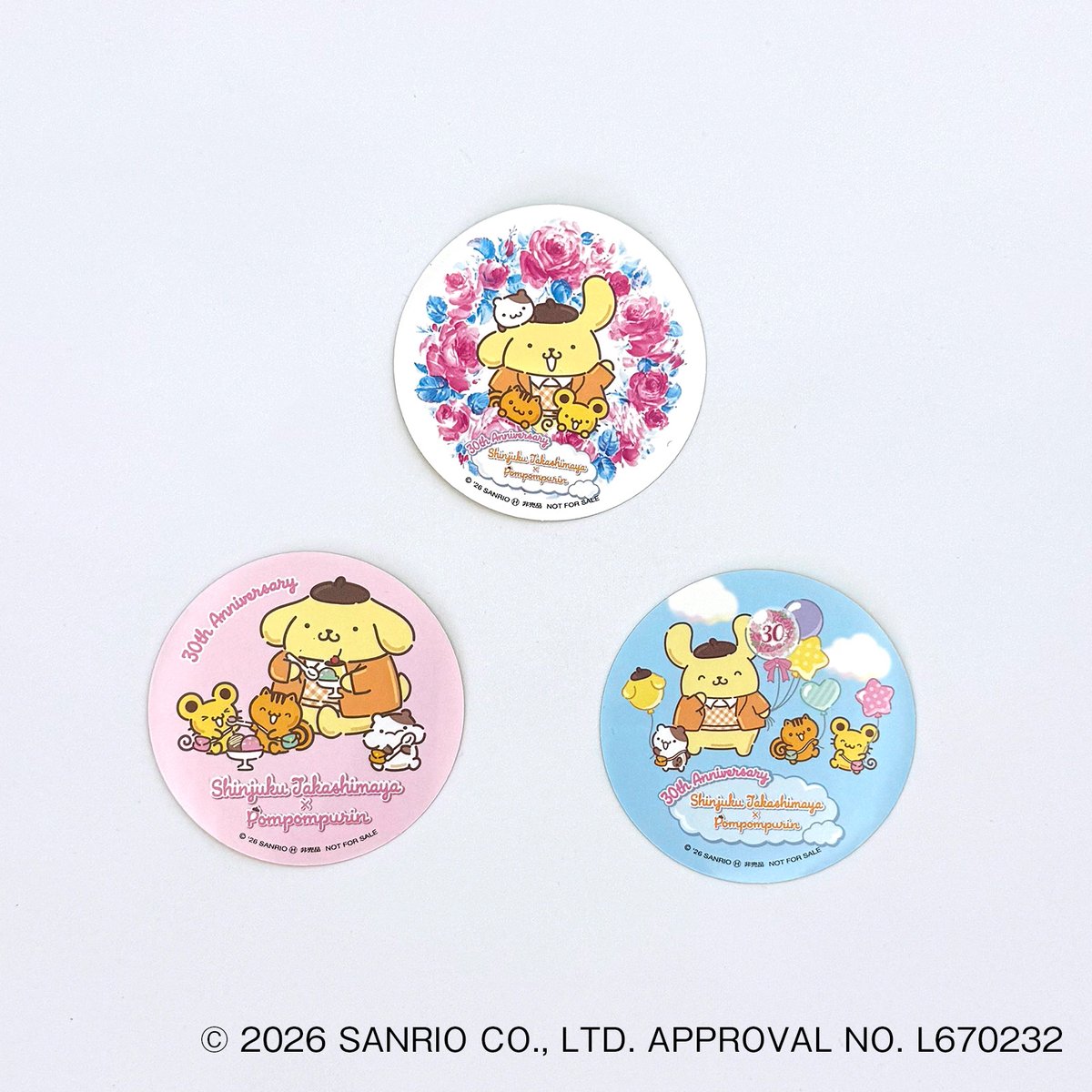 ＼⚠️イベント情報【予告】📣🆕／
新宿タカシマヤ タイムズスクエアでポムポムプリンのコラボキャンペーンが5/8(金)～6/6(土)まで開催決定🥹🍮🎉
ポップアップストアのことかと思ったらほかにもいろいろあった😲!!
オリジナルショッパー、スタンプラリー台紙、ステッカーぜんぶほしい💛