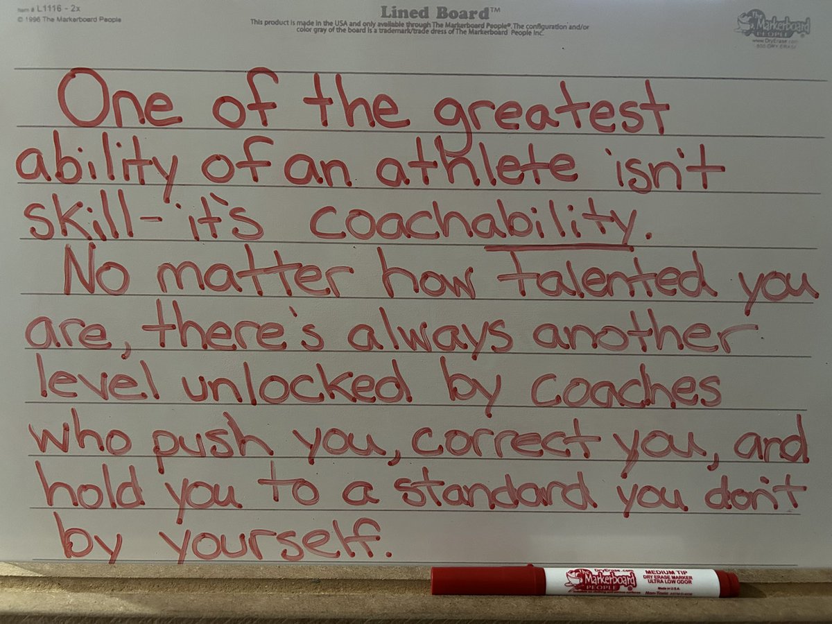 thewinningdiff1's tweet photo. Coachability is the difference between potential and performance.  
The best don’t resist coaching—they demand it. https://t.co/4kicDxXTnY