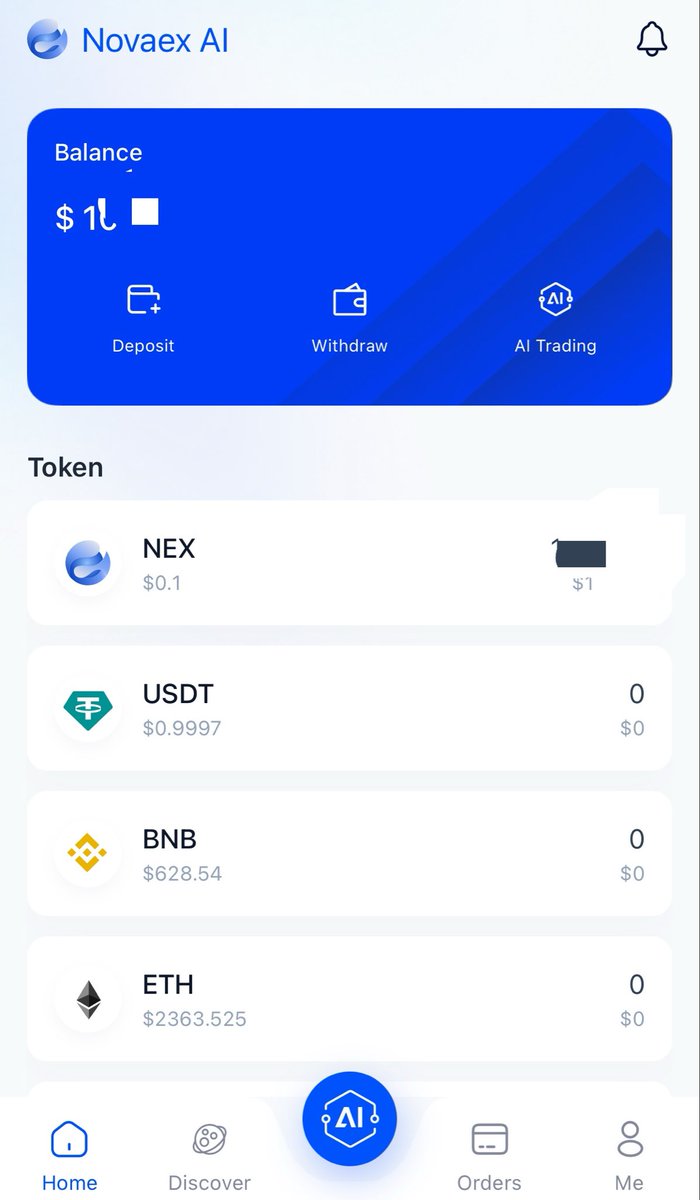 Jacksonblin's tweet photo. Novaex is giving new users up to 10,000 NEX rewards They value it around $1000, DYOR don’t expect magic

https://t.co/h7cJTwHc6z

Sign up with email  
Enable 2FA  
Reward instantly
Could be one of those early opportunities ignore n talk about later #fypシ゚viral #airdrophunters https://t.co/RErqr7qPdo
