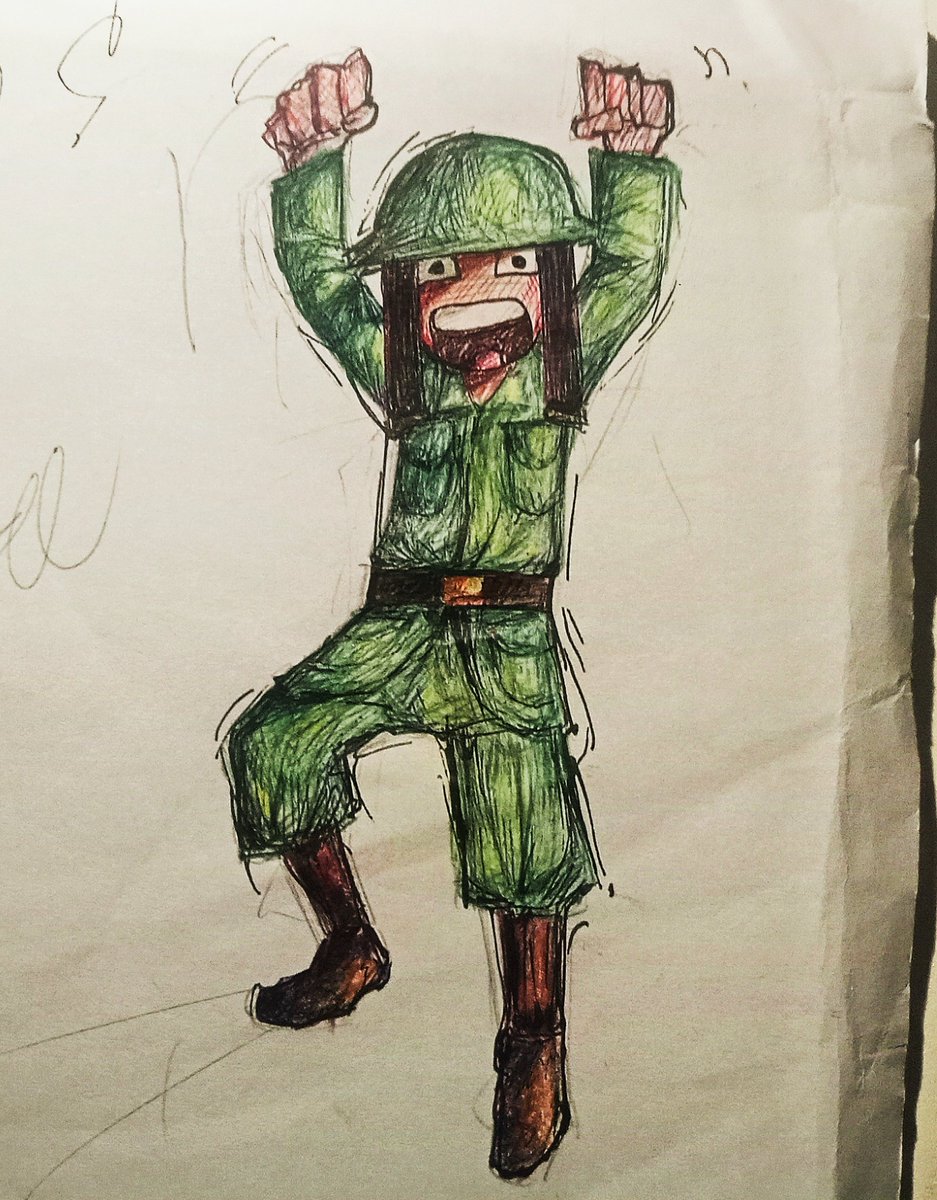 I havent drawn traditional drawing in almost a month so heres a little ...