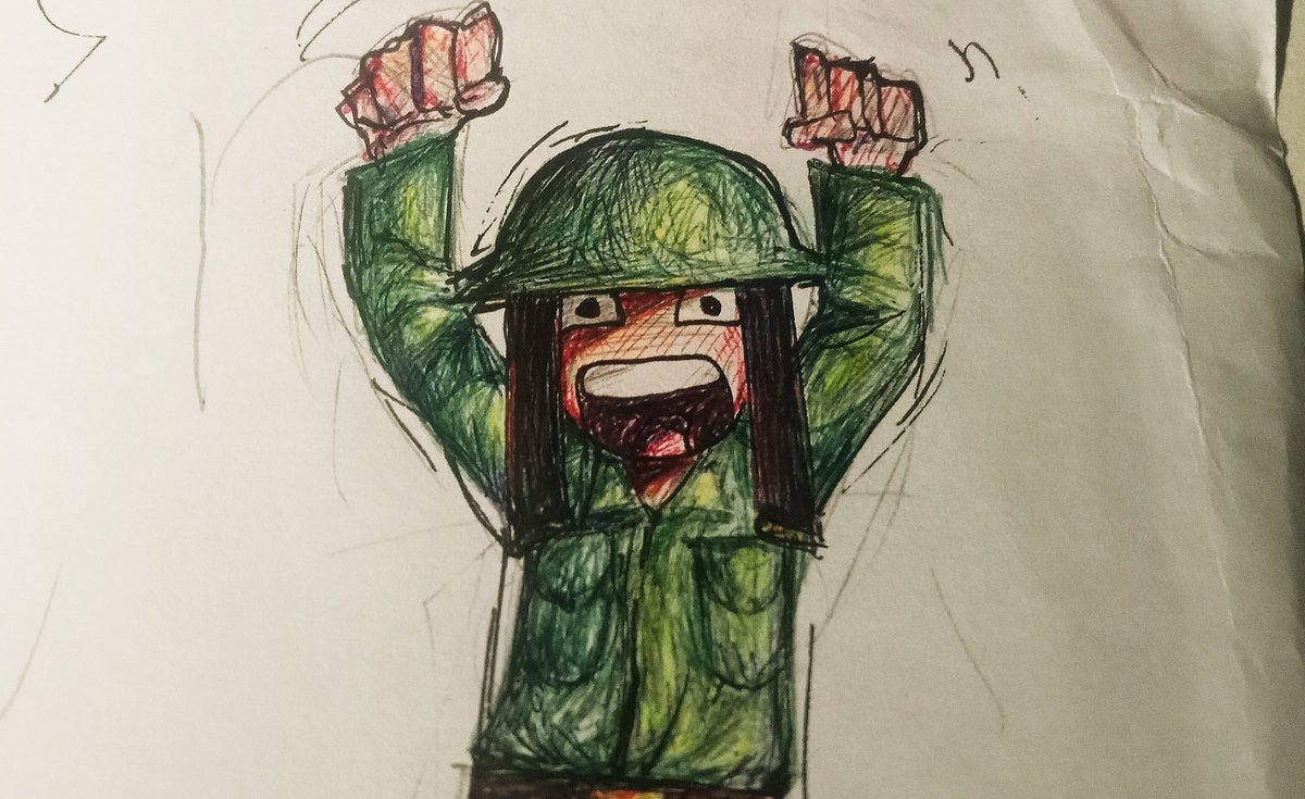 I havent drawn traditional drawing in almost a month so heres a little ...