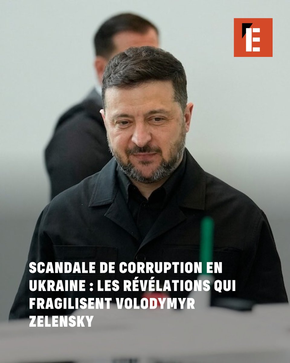 🇺🇦 De nouvelles retranscriptions publiées par la presse ukrainienne suggèrent que plusieurs proches du chef de l’État auraient joué un rôle central dans un vaste système de détournement de fonds. ➡️ https://l.lexpress.fr/3P9 