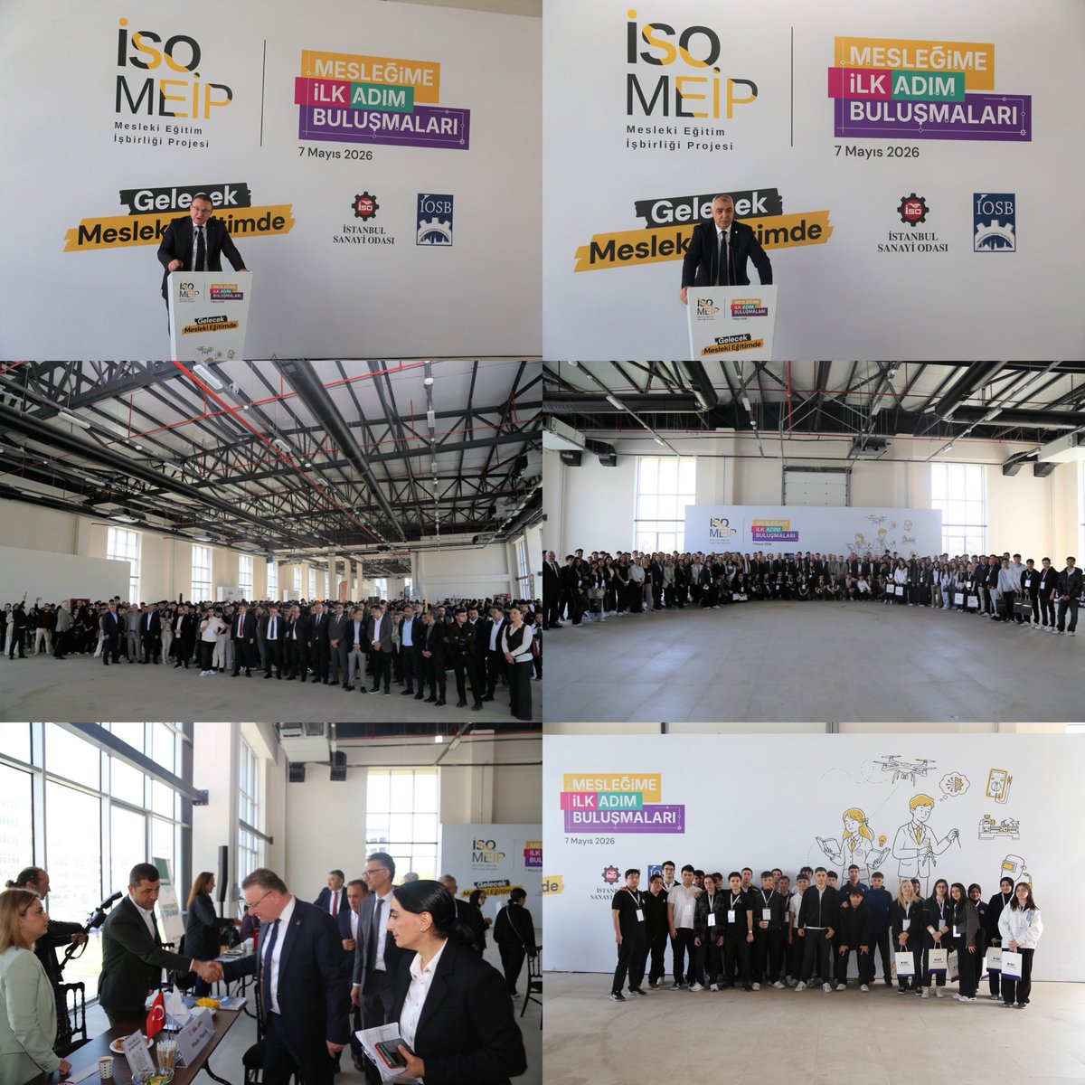 ikitelli_OSB's tweet photo. Genç Yetenekler ve Sanayi Devleri Bir Arada.

İkitelli OSB ve İSO MEİP tarafından düzenlenen “Mesleğime İlk Adım Buluşmaları” programımızda, meslek lisesi öğrencilerimizi sektör temsilcilerimizle buluşturduk. 

Yönetim Kurulu Başkanımız Mehmet Mutlu ile yönetim kurulu üyelerimizin ev sahipliğinde; gençlerimizin mesleki gelişimine katkı sağlamak ve sanayimizin ihtiyaç duyduğu nitelikli iş gücü bağlarını kuvvetlendirmek adına çok değerli bir adım attık. 

Katılan tüm öğrencilerimize ve destek veren firmalarımıza teşekkür ederiz.

#İkitelliOSB #İSO #Sanayi #GençlikVeGelecek