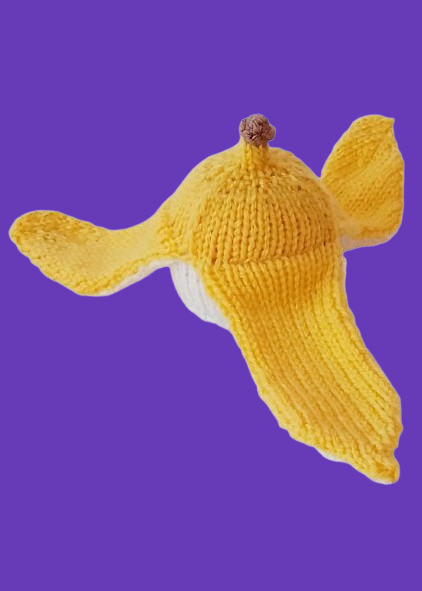 TeaCosyFolk's tweet photo. *New* Banana Skin Chocolate Orange Cosy. A bright, silly knit that’s guaranteed to raise a smile. Pattern now live and ready to cast on 🍌 https://t.co/yAguXz6z2x #knit #knittingpattern #chocolateorange #chocolateorangecosy #funprojects #quickknits #TeaCosyFolk #bananas https://t.co/N3f9aUEicV