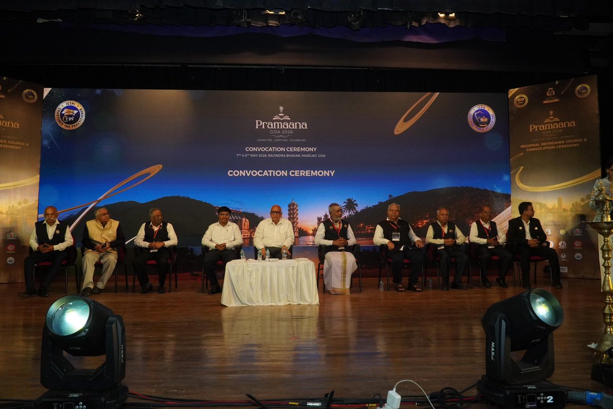 digambarkamat's tweet photo. Attended the Convocation Ceremony of the Goa Regional Refresher Course — a proud and inspiring occasion celebrating dedication, knowledge, and professional excellence.
#Leadership #CapacityBuilding #ProgressThroughKnowledge #FutureReady #CelebratingSuccess https://t.co/m6bvXdn6yK